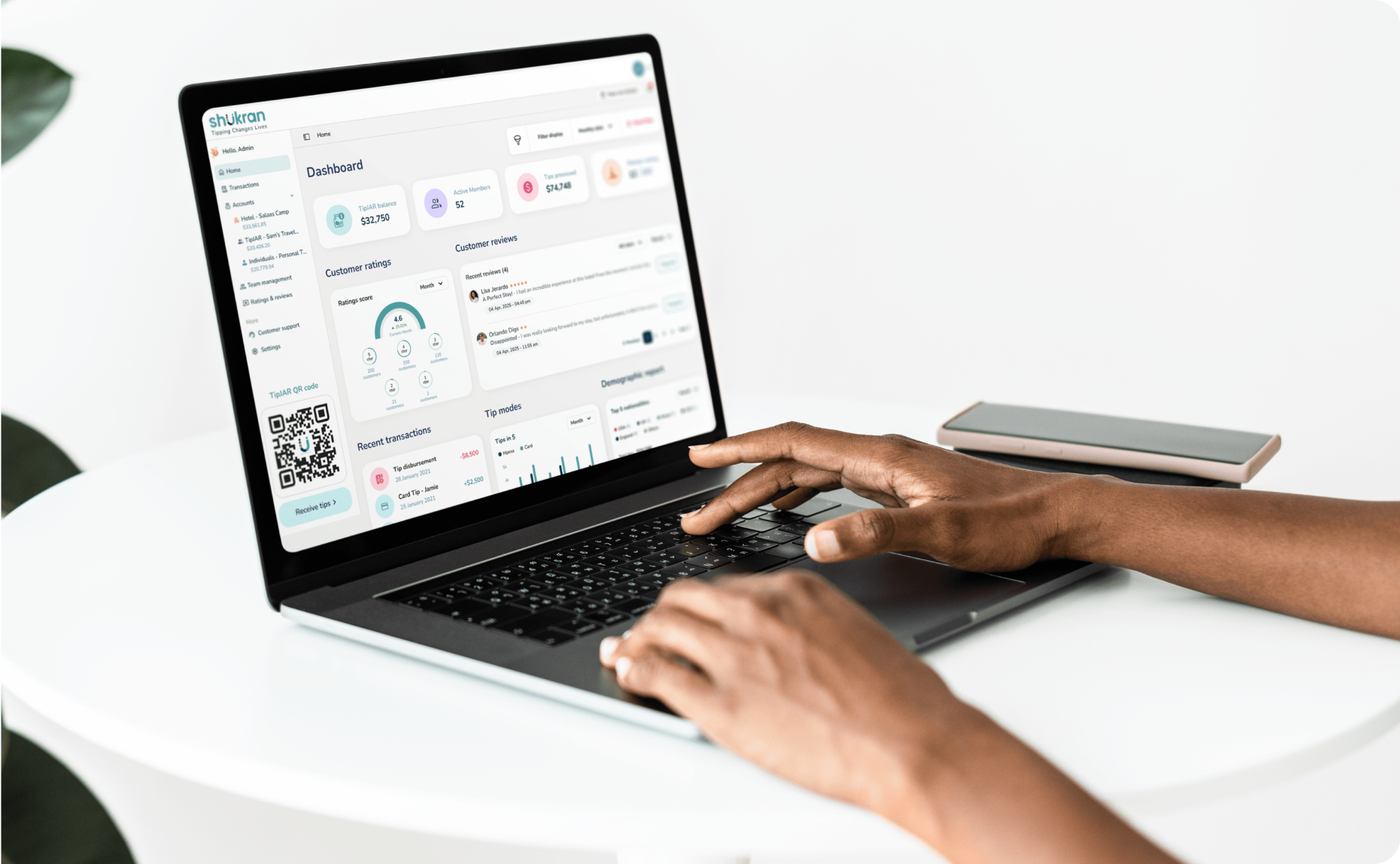 Shukran Business Dashboard