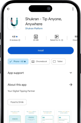 Download app phone mockup